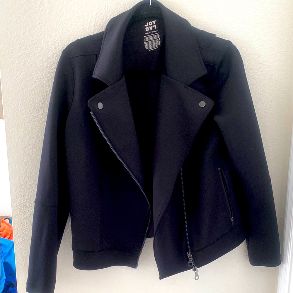 Joy Lab Black Moto Jacket